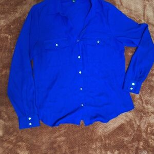 INC International Concepts Royal Blue Shirt